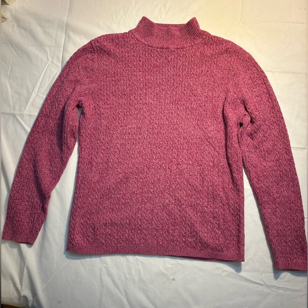 Karen Scott Women's Pink Turtleneck Sweater Sz petite medium